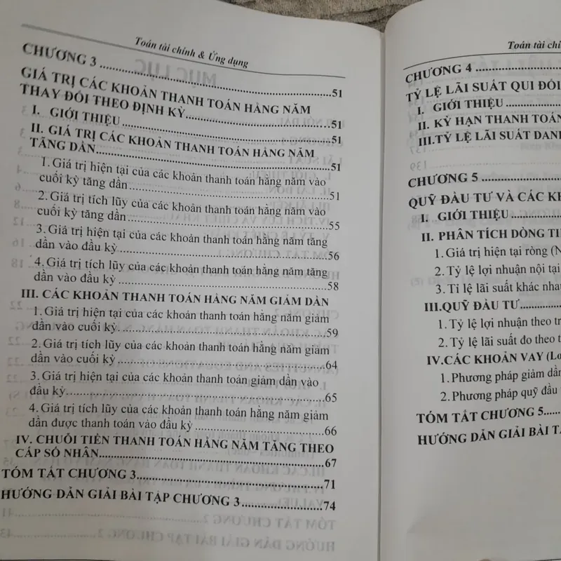 Toán Tài Chính & Ứng dụng -Lý thuyết và bài tập. Thạc sỹ Ng. Văn Nông... 718992