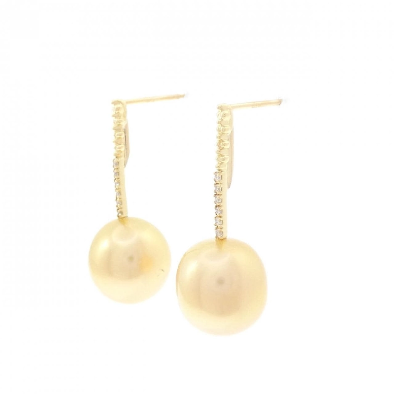 K18YG Bạch Ngọc Trai Bông Tai - Hàng hiệu Chính Hãng 869583