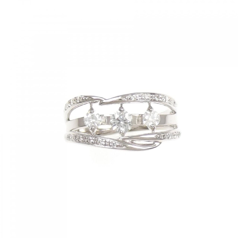 Nhẫn kim cương K18WG 0.50CT 665992