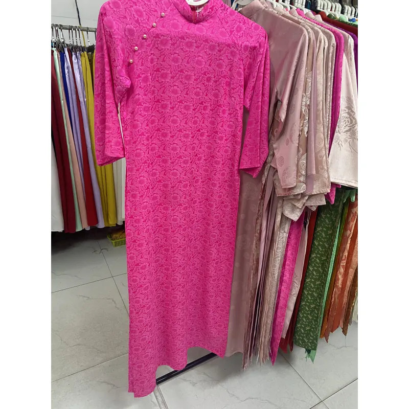 Áo dài gấm s-3Xl 715545