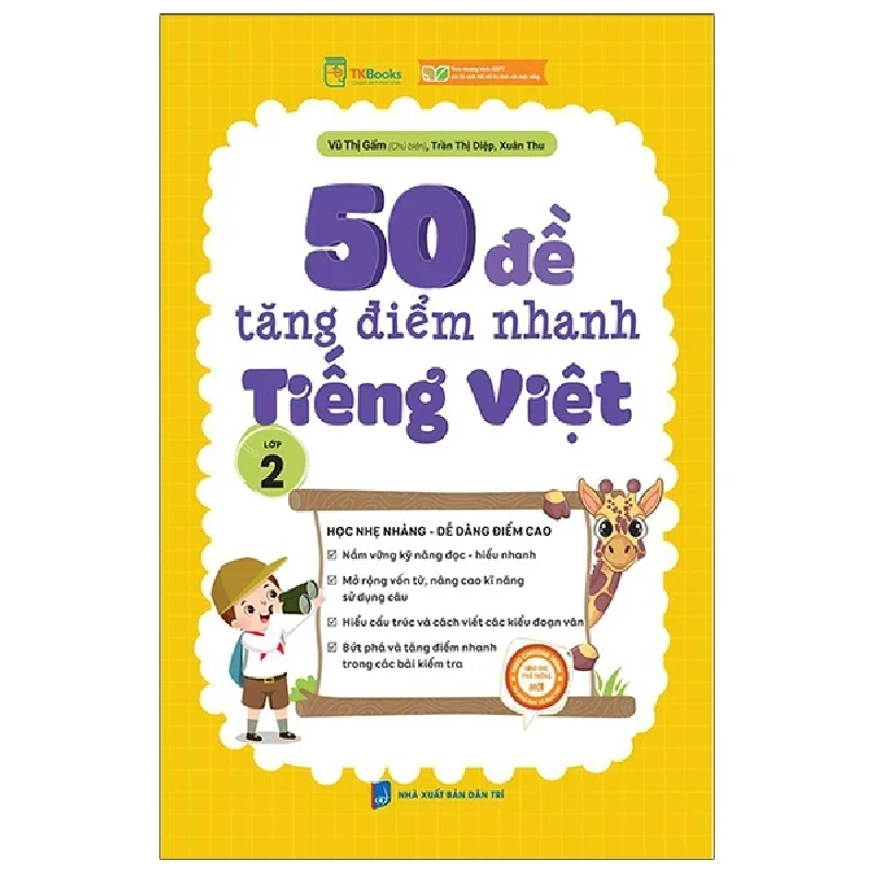 50 Đề Tăng Điểm Nhanh Tiếng Việt Lớp 2 - Vũ Thị Gấm 280746