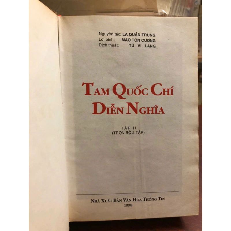 TAM QUỐC CHÍ DIỄN NGHĨA - La Quán Trung 469793