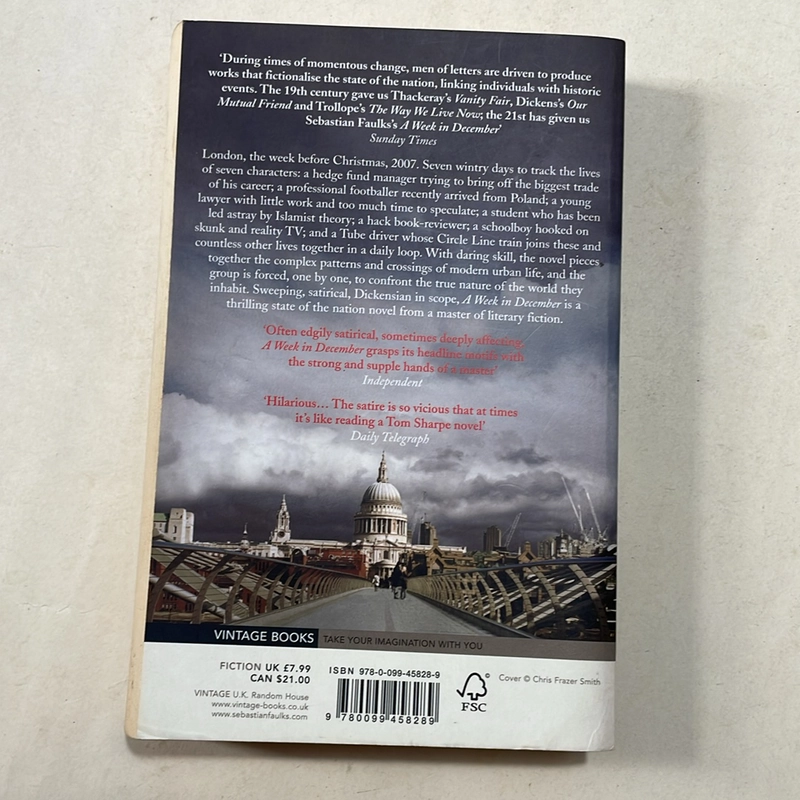 A week in December - Sebastian Faulks 470048