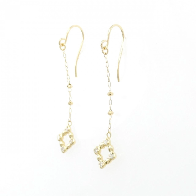 K18YG Bông tai kim cương 0.08CT - Hàng hiệu Authentic 873375