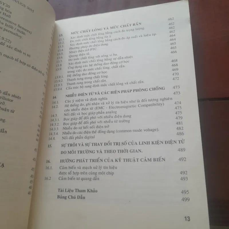 CẢM BIẾN & ỨNG DỤNG (Vật lý, linh kiện, mạch điện ứng dụng) 931070
