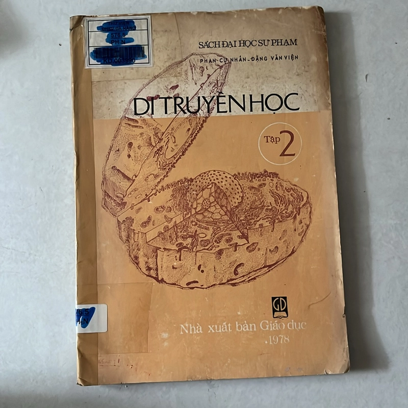 Di truyền học Tập 2 - Phan Cự Nhẫn - 1978s 521363