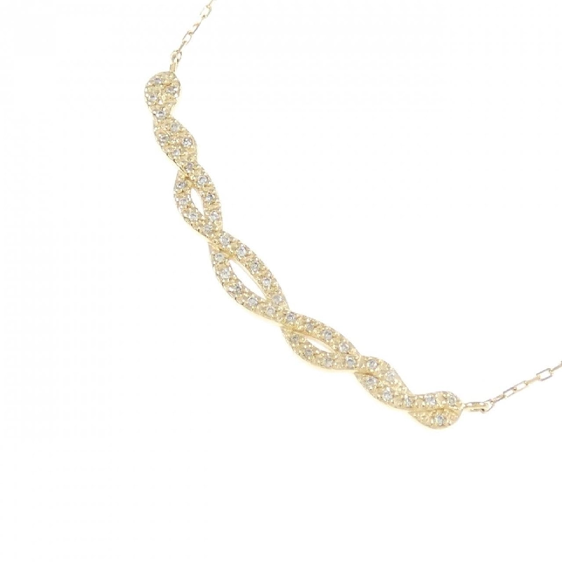 K18YG Dây chuyền kim cương 0.06CT - Hàng hiệu Authentic 863903