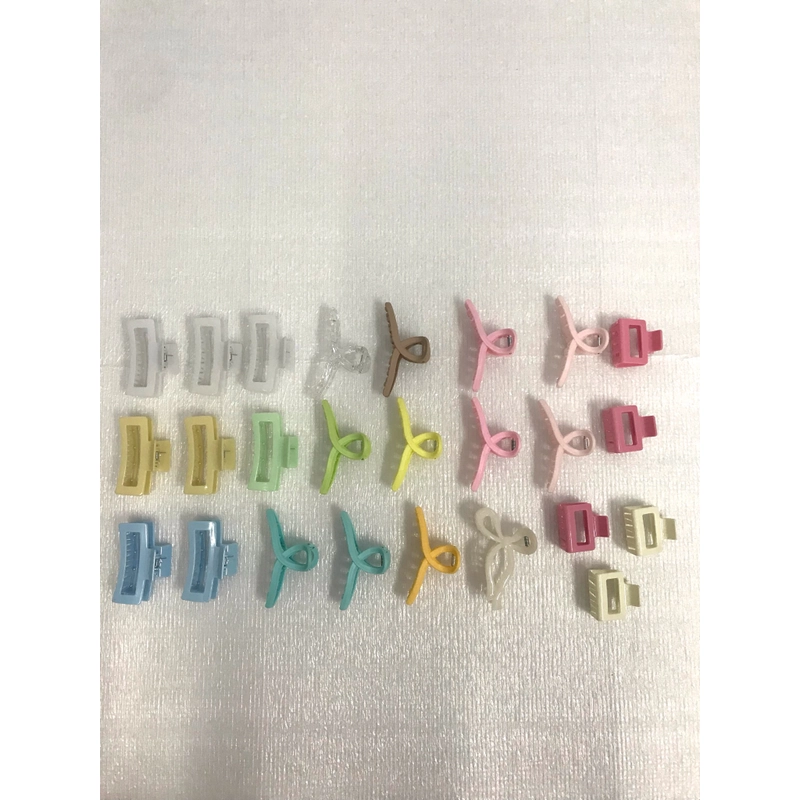 Kẹp tóc màu pastel lớn & nhỏ 520063