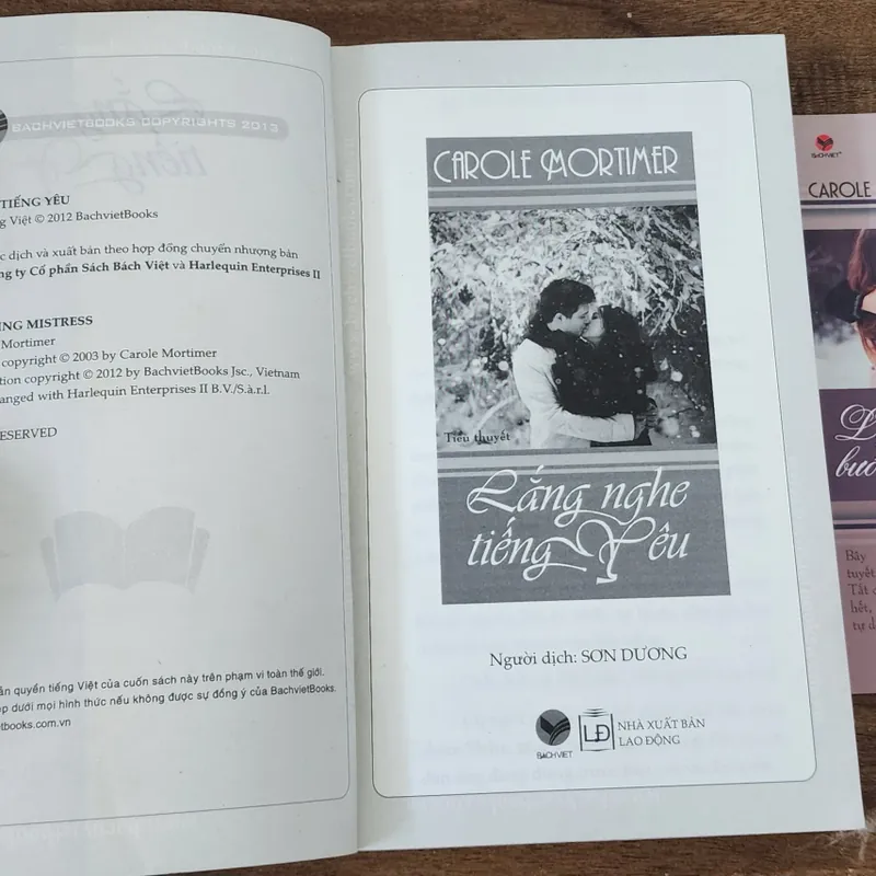 Tiểu thuyết Anh: LẮNG NGHE TIẾNG YÊU (281 trang) 720022