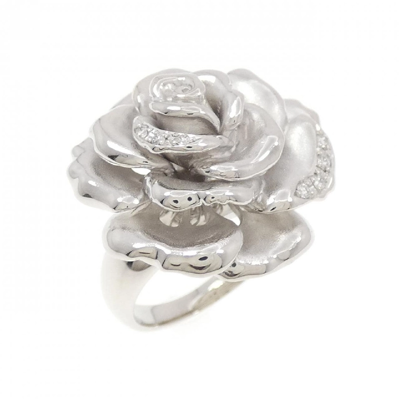 Nhẫn kim cương PT900 hồng 0.057CT - Hàng hiệu Authentic 852260