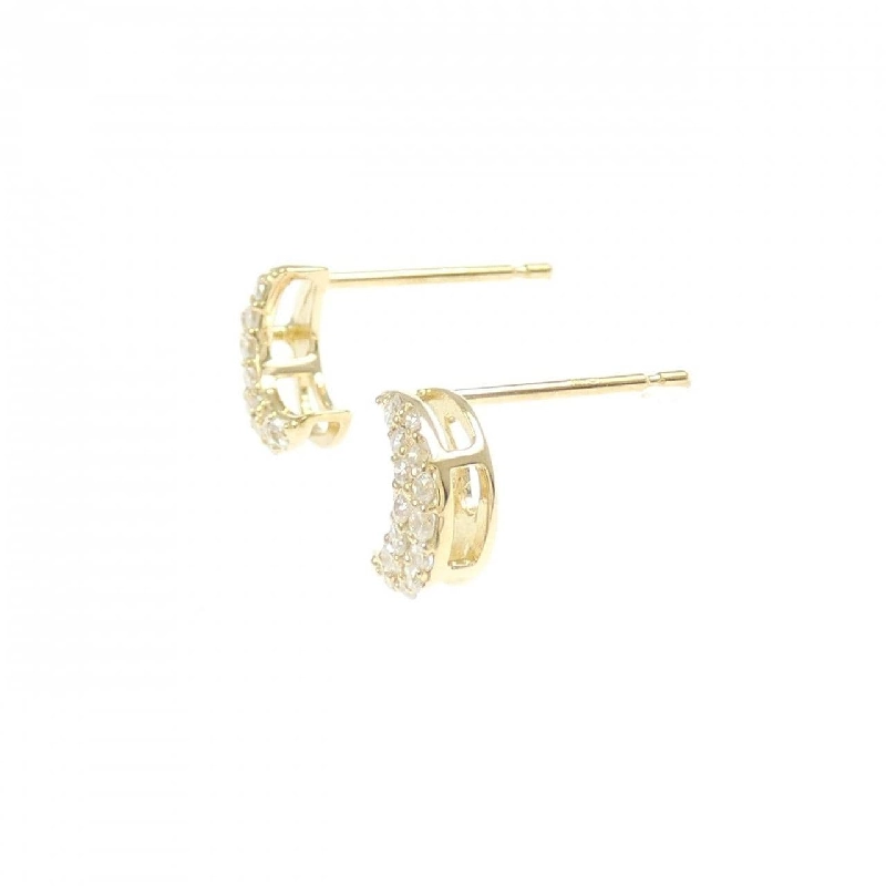 K18YG Mặt Trăng Bông Tai Kim Cương 0.20CT - Hàng hiệu Chính hãng 869720