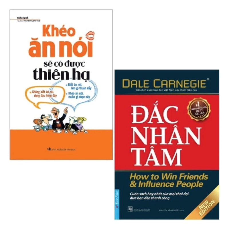 Sách - Combo 2 cuốn: Đắc Nhân Tâm + Khéo Ăn Nói Được Thiên Hạ 445834