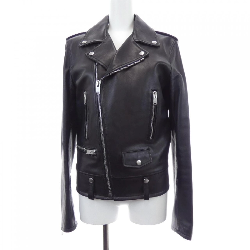 SAINT LAURENT 397290 Áo khoác da biker - Hàng hiệu Authentic 819560