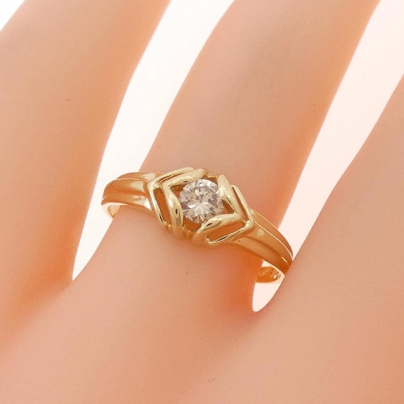 Nhẫn kim cương K18YG 0.20CT - Hàng hiệu Chính hãng 849298