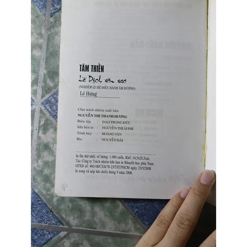 Tâm thiền - nghiệm lý hệ điều hành Âm Dương 780228