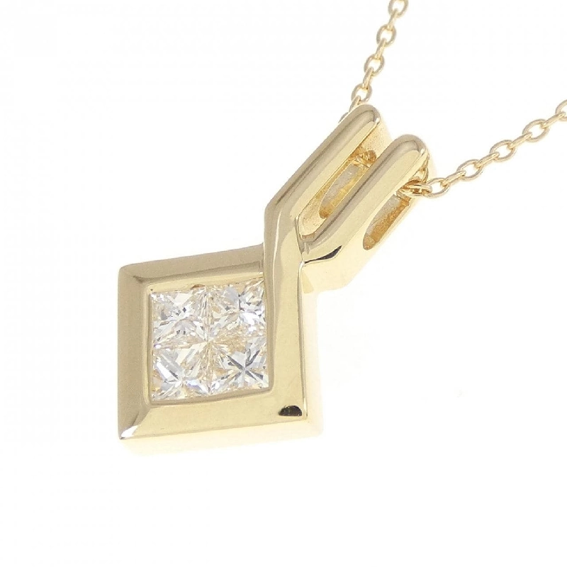 Dây chuyền kim cương 750YG/K18YG 0.50CT - Hàng hiệu Chính hãng 861062