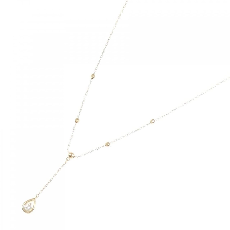 Dây chuyền kim cương K18YG 0.07CT - Hàng hiệu chính hãng 858499