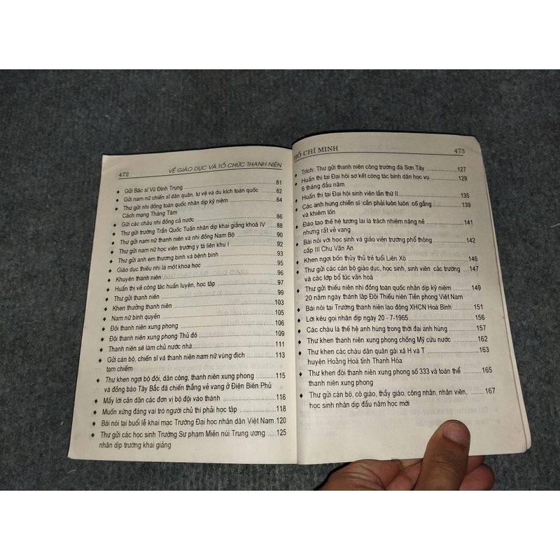 HỒ CHÍ MINH VỀ GIÁO DỤC VÀ TỔ CHỨC THANH NIÊN 466043