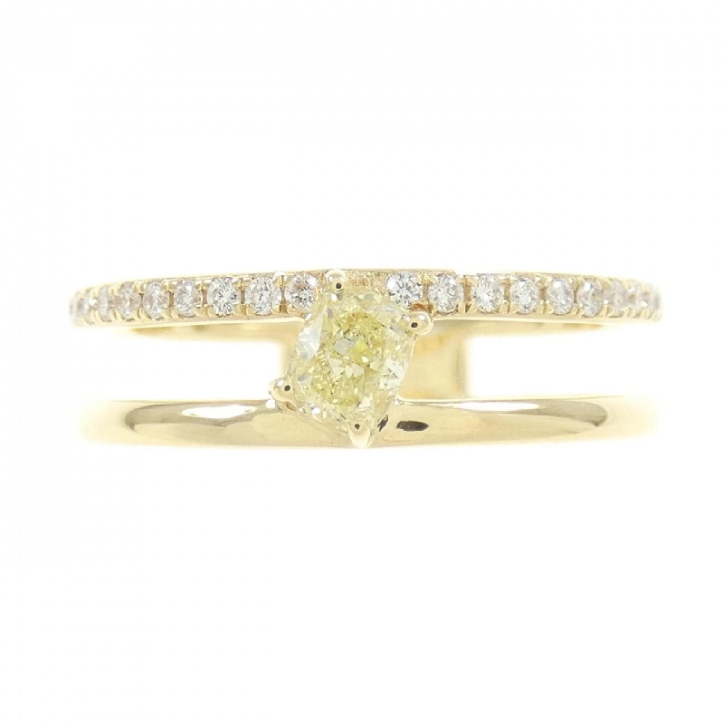 【Sản phẩm mới】Nhẫn kim cương K18YG 0.26CT 673553