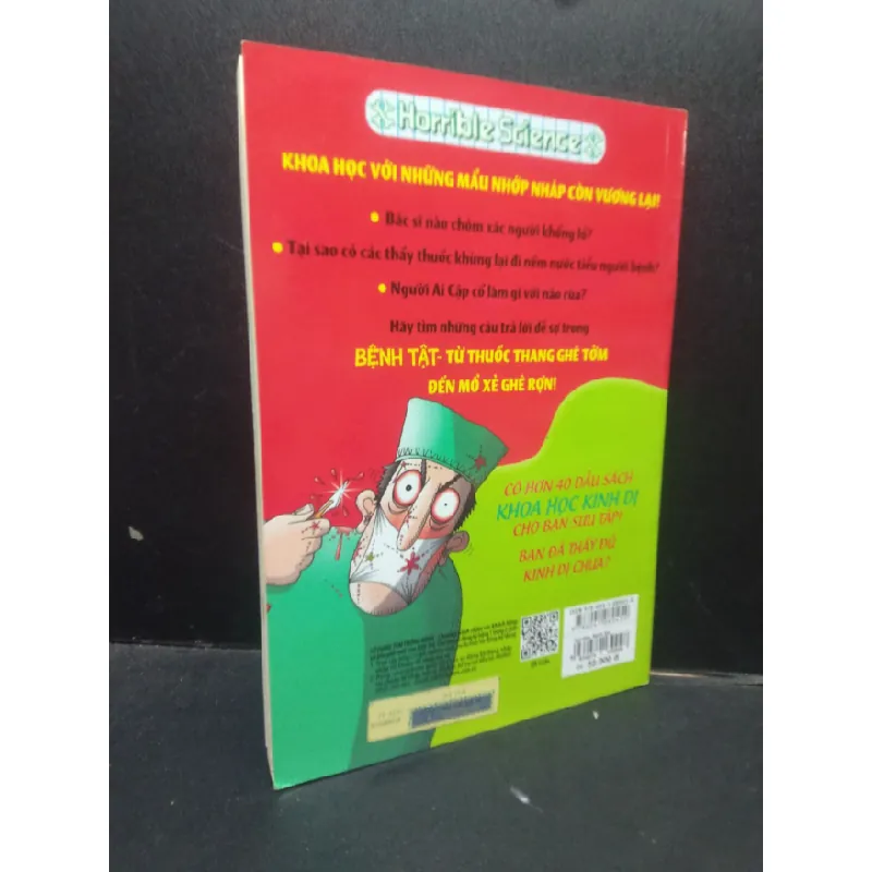 [Phiên Chợ Sách Cũ] Bệnh tật - Từ thuốc thang ghê tởm đến mổ xẻ ghê rợn Nick Arnold 2017 2303 418751