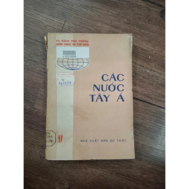 Các Nước Tây Á - N/A - Tủ sách Phổ thông 716138