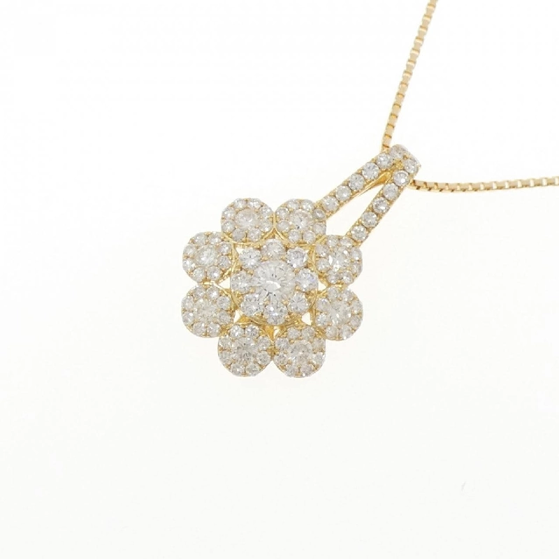 K18YG Hoa Kim Cương Dây Chuyền 2.00CT - Hàng hiệu Chính hãng 859937