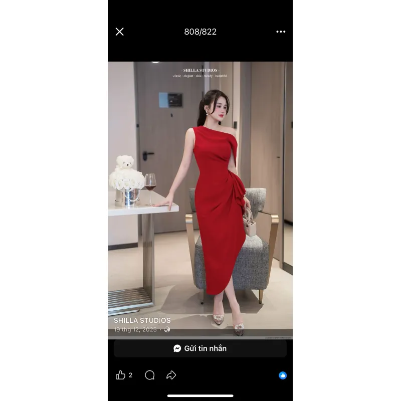SHILLA STUDIO - VÁY ĐỎ DỰ TIỆC 785518