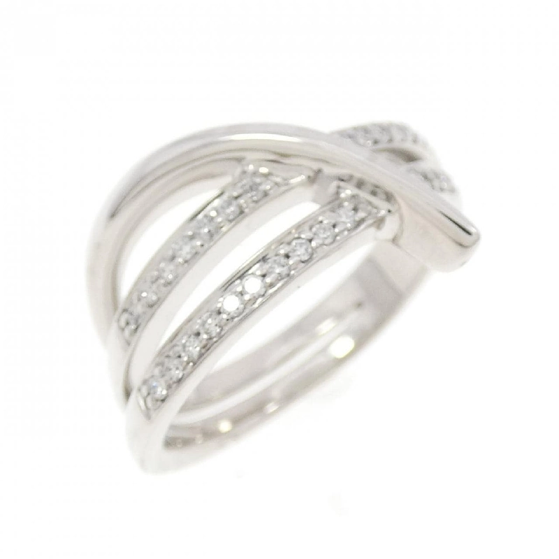 Nhẫn nhẫn hồng kim cương K18WG 0.13CT 667467