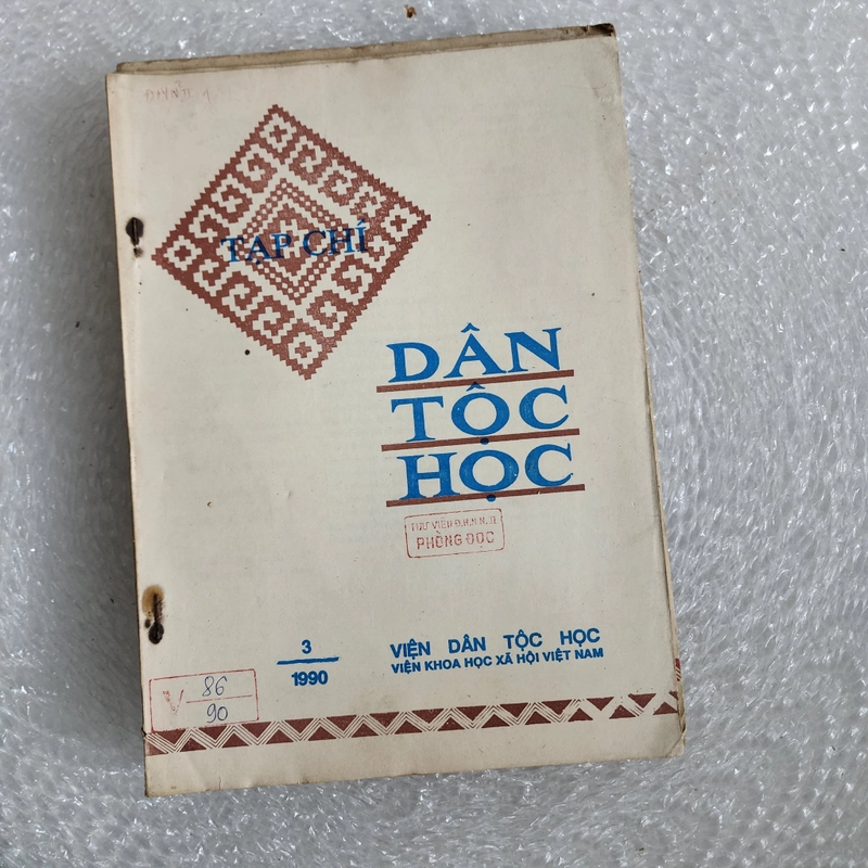 Tạp chí Dân tộc học 7 số từ 1986 đến 1990 452255