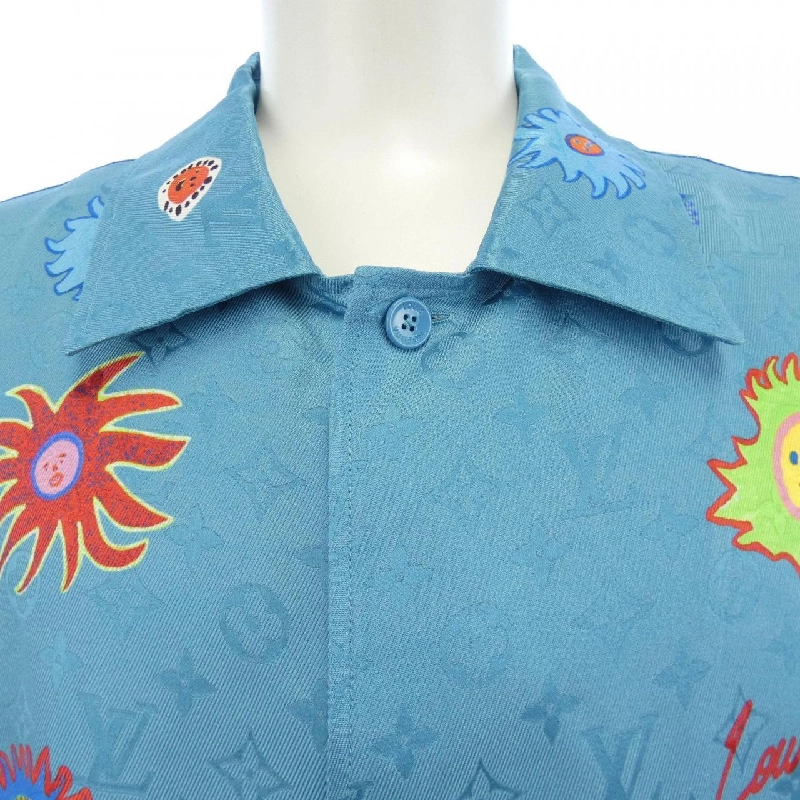 Áo sơ mi ngắn tay LOUIS VUITTON LV×YK Monogram Face HOS31WV36 Yayoi Kusama - Hàng hiệu Authentic 895461