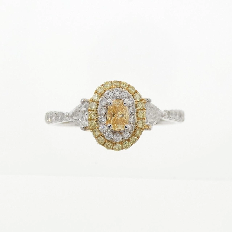 Nhẫn kim cương K18WG/K18YG 0.155CT - Hàng hiệu Authentic 854748