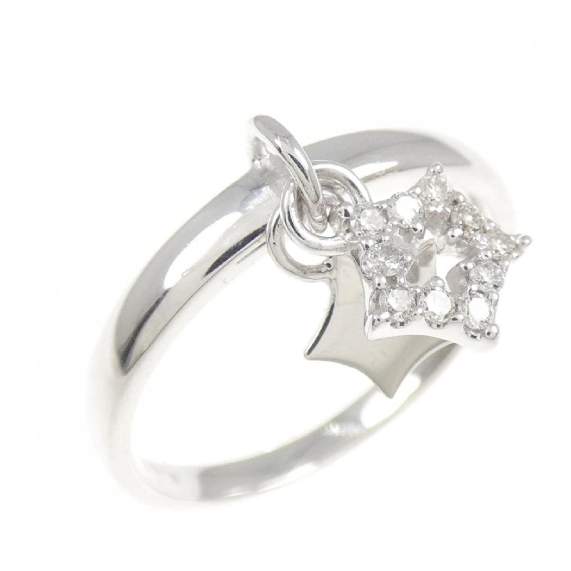 Nhẫn kim cương K18WG sao 0.08CT - Hàng hiệu chính hãng 848099