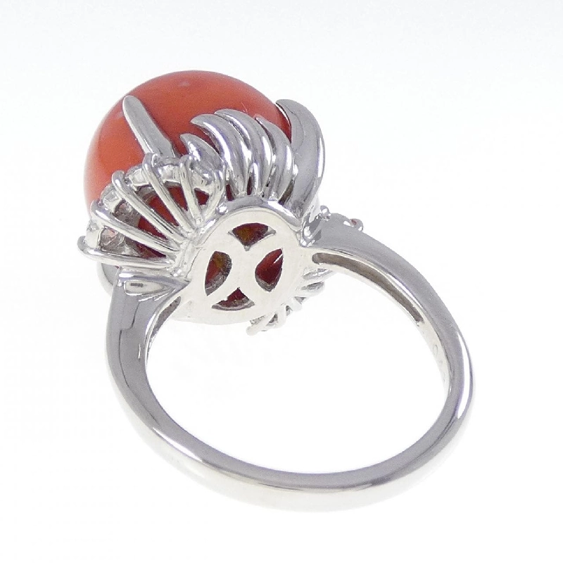 Nhẫn san hô PT900 14.8mm - Hàng hiệu chính hãng 849754