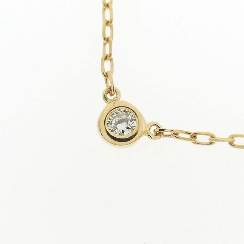 K18YG Solitaire Dây chuyền kim cương 0.03CT - Hàng hiệu Chính hãng 861205