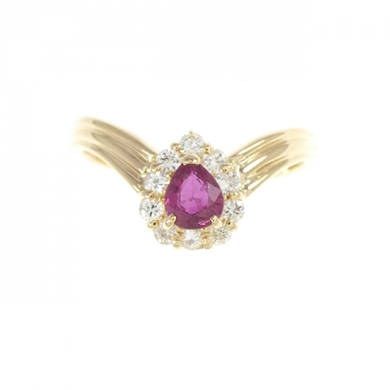 Nhẫn ruby 750YG 668366