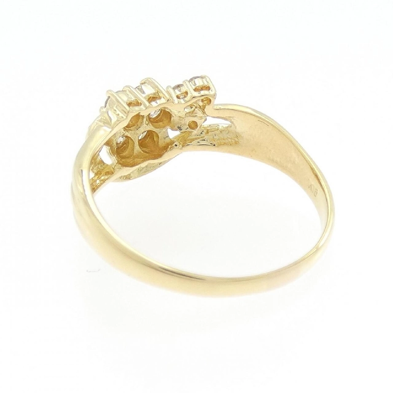 Nhẫn kim cương hoa K18YG 0.30CT - Hàng hiệu Authentic 854086