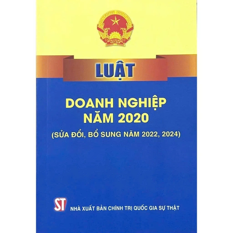 Luật Doanh Nghiệp Năm 2020 (Sửa Đổi, Bổ Sung Năm 2022, 2024) 302364