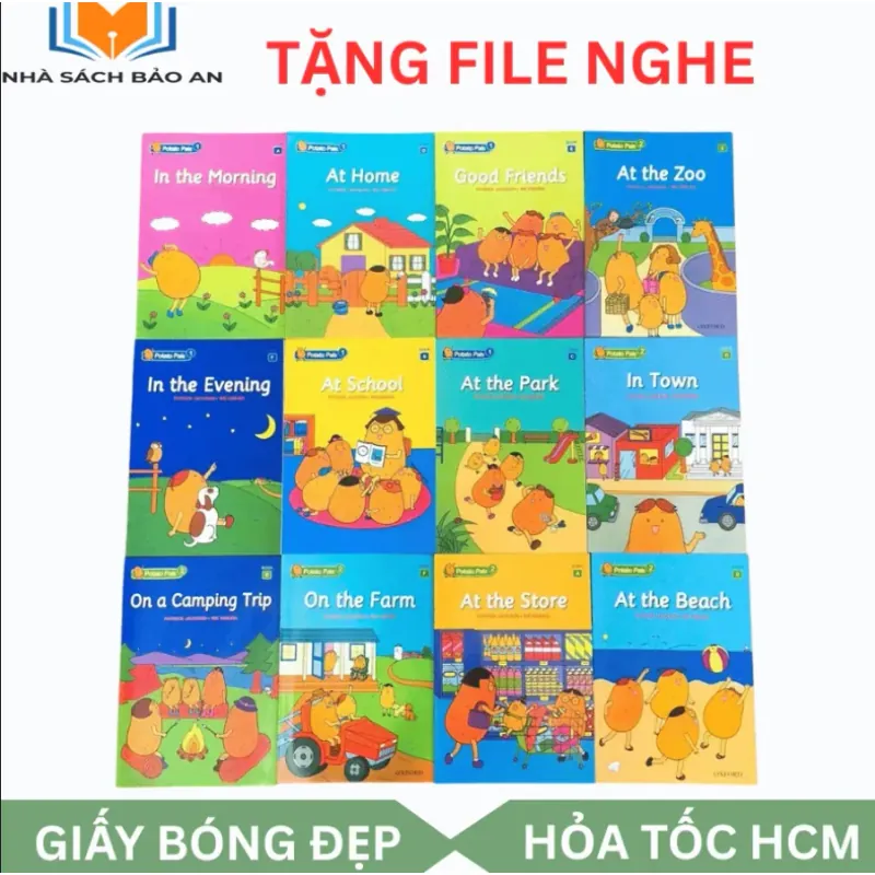 Sách - POTATO PALS 12 cuốn kèm file nghe giấy bóng đẹp 945118