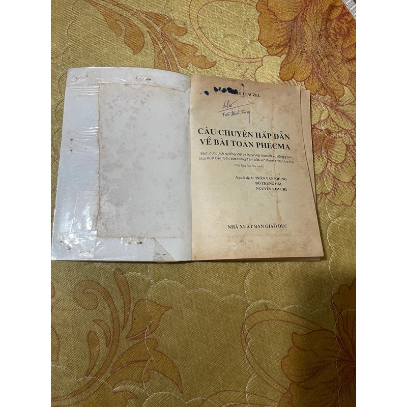 CÂU CHUYỆN HẤP DẪN VỀ BÀI TOÁN PHÉCMA- AMIR D.ACZEL 545089