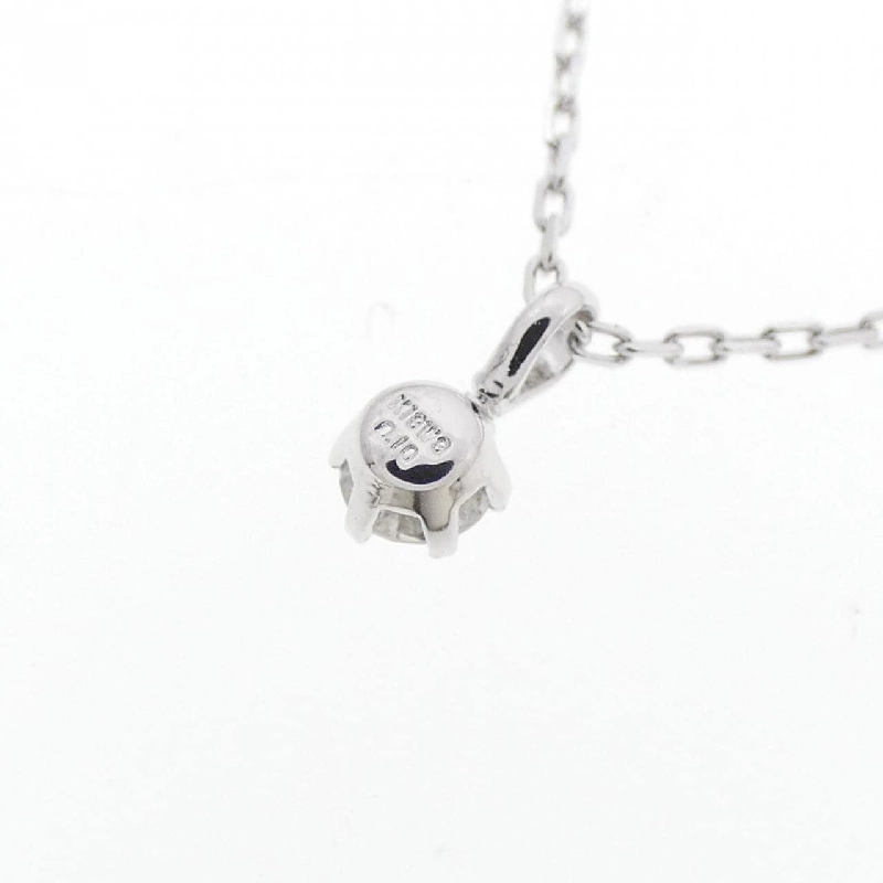 K18WG Solitaire Dây chuyền kim cương 0.10CT - Hàng hiệu Chính hãng 862189