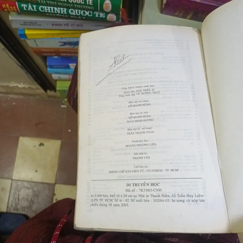 Di Truyền Học- Phạm Thành Hổ 739028