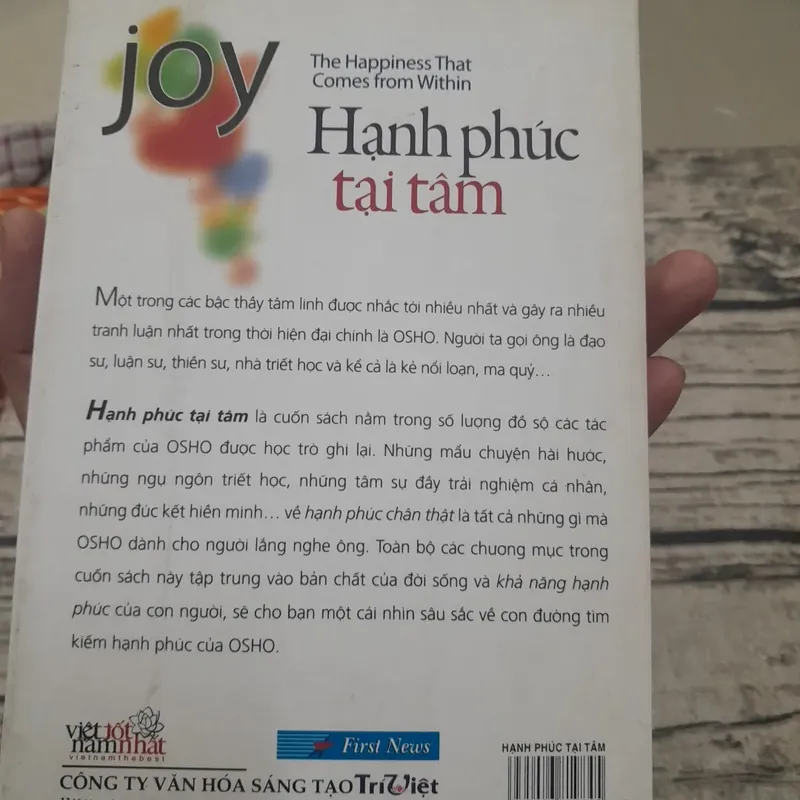 Joy Hạnh Phúc Tại Tâm. OSHO.  595998