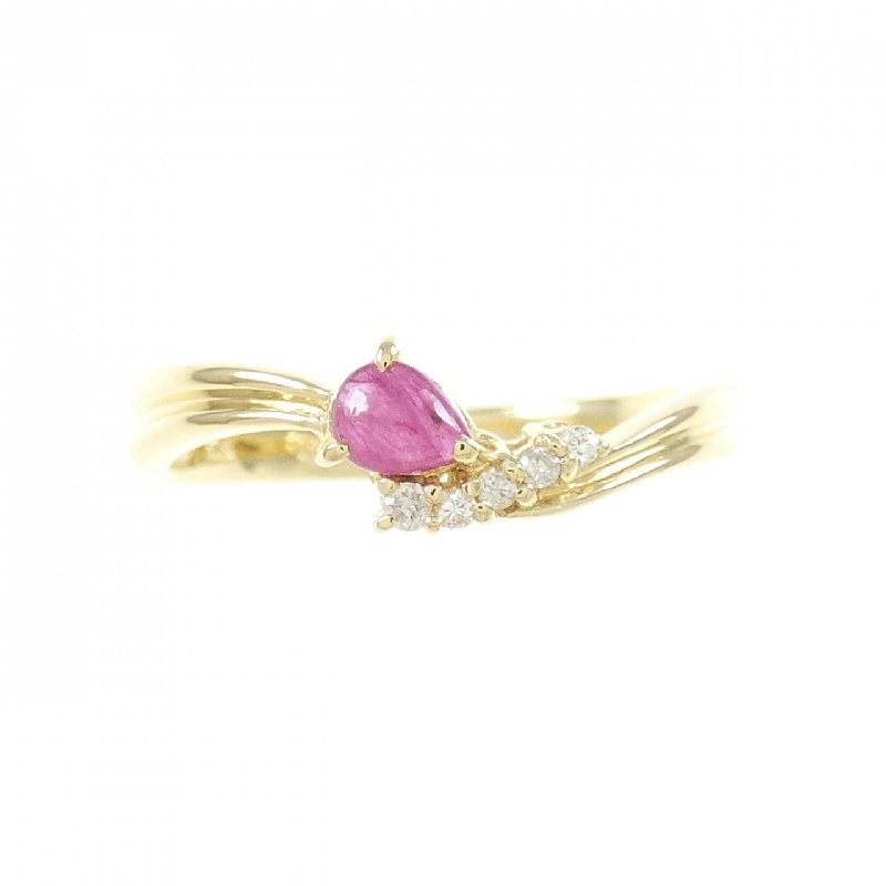 Nhẫn Ruby K18YG 0.22CT 673050