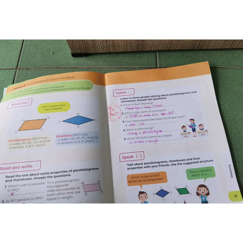 [Sách tiếng Anh tăng cường lớp 4] Digi Math - NXB Giáo Dục  1018988