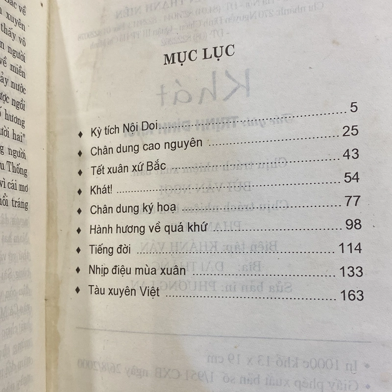 KHÁT! - TẬP TRUYỆN KÝ CỦA TRỊNH ĐÌNH KHÔI (XB 2000) 493457