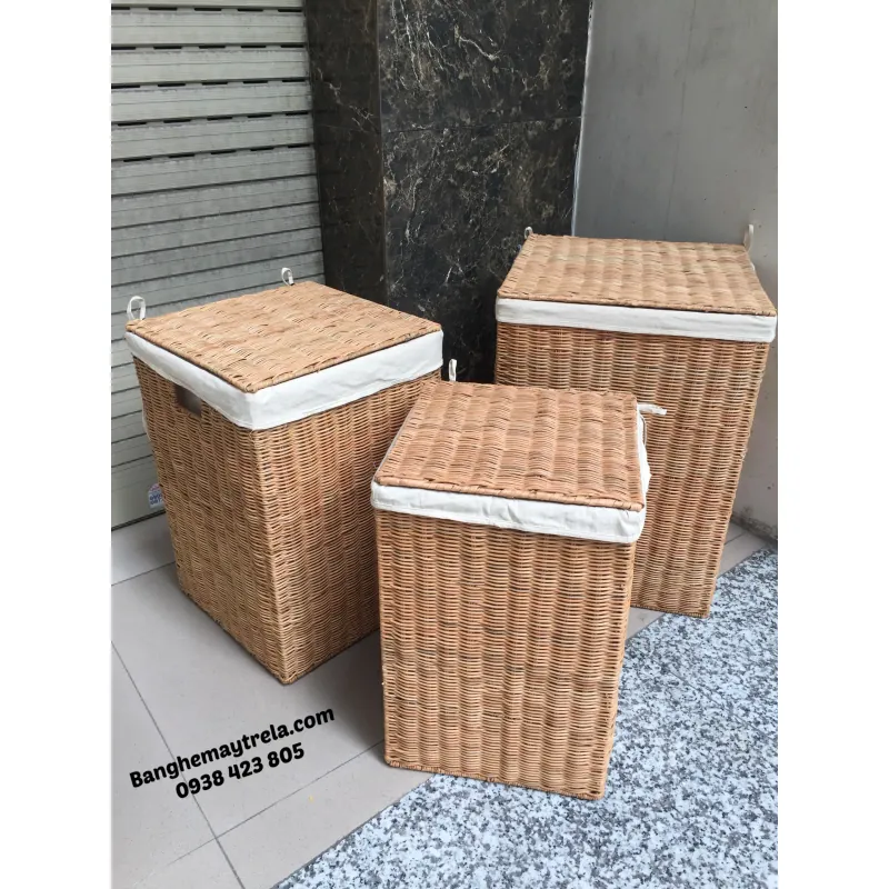 Sọt đựng đồ mây tre đan 703291