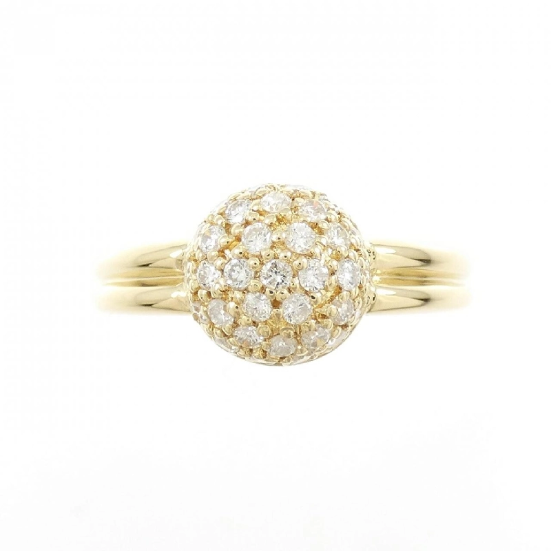 Nhẫn kim cương K18YG 0.43CT 668383