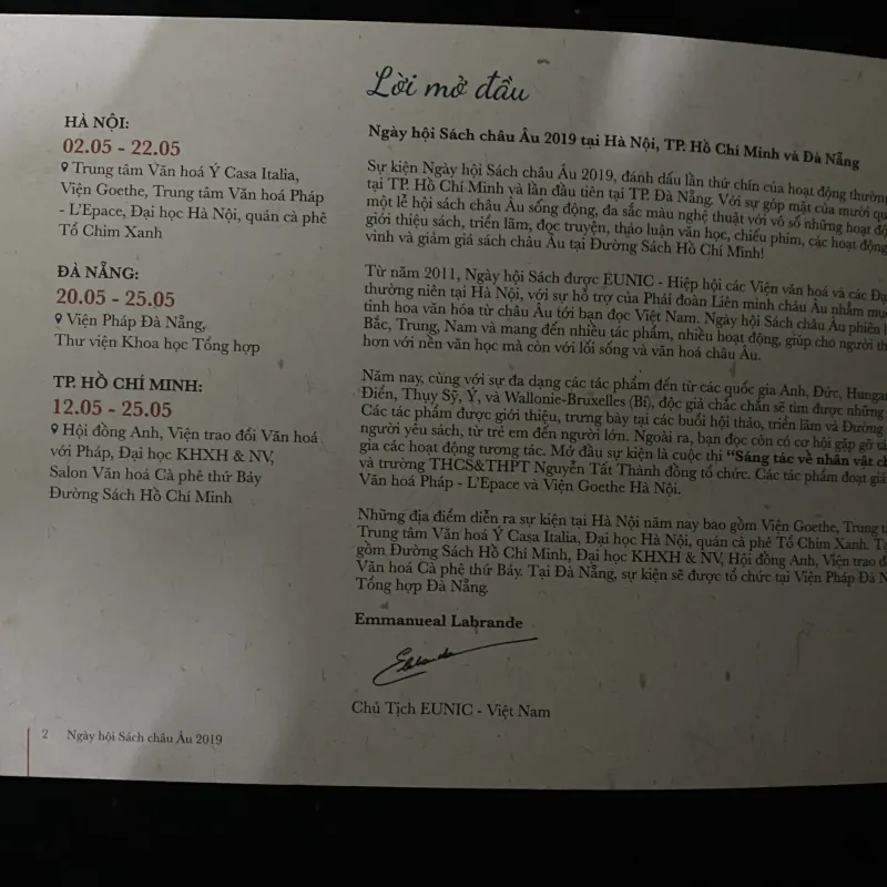 Ngày hội Sách Châu Âu 2019  1027733