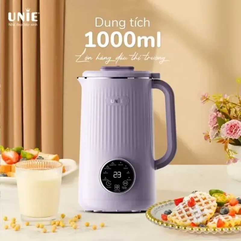 Máy làm sữa hạt UNIE UMB10 dung tích 1L, 8 chức năng xay nấu 574423