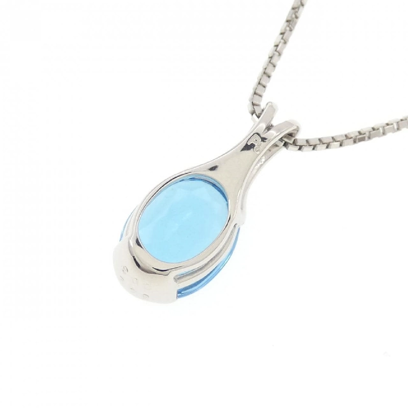 PT Blue Topaz Necklace 3.42CT - Hàng hiệu Authentic 861775